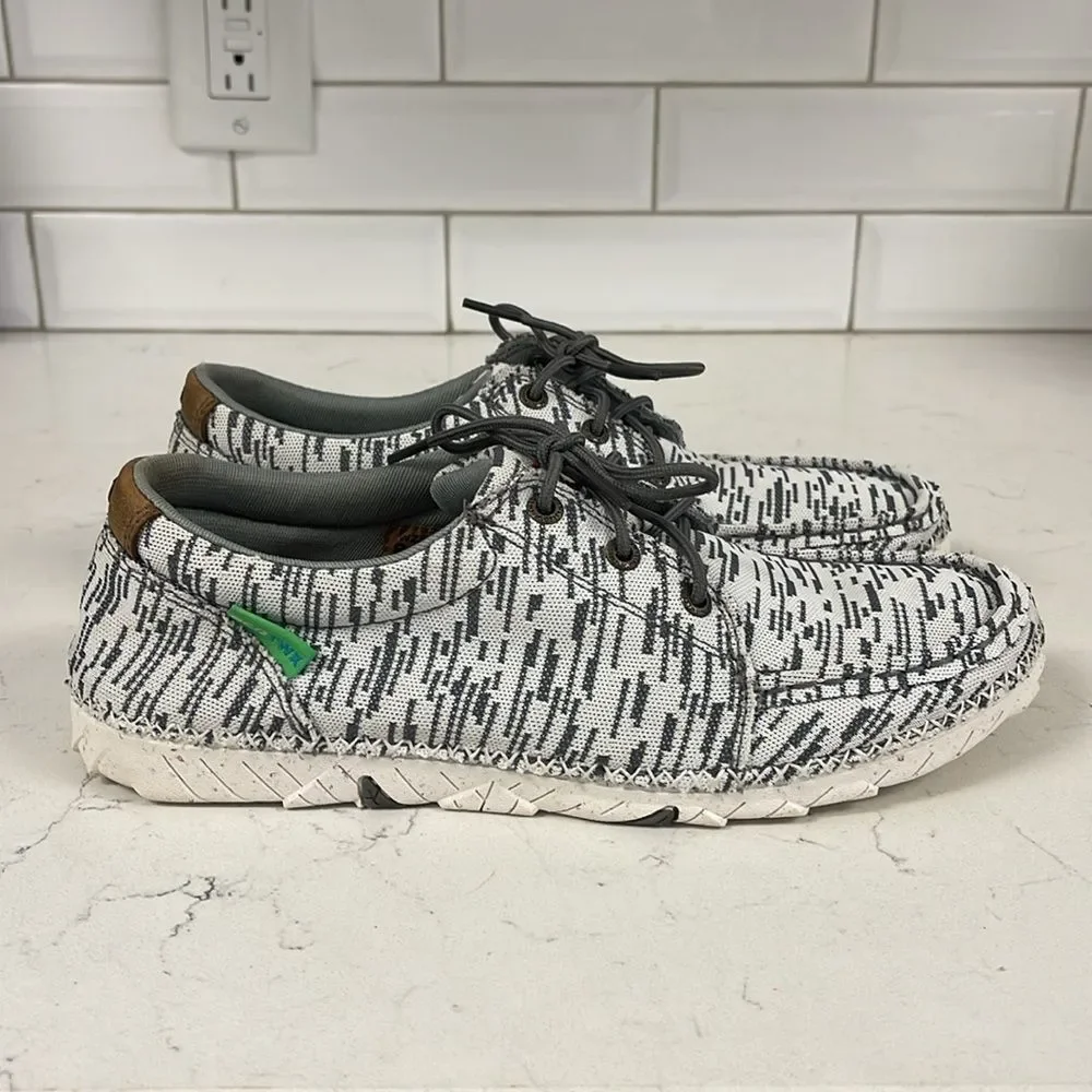 Twisted X Zero-X Lace-Up Shoes for Men - White/Grey - 8.5 M
